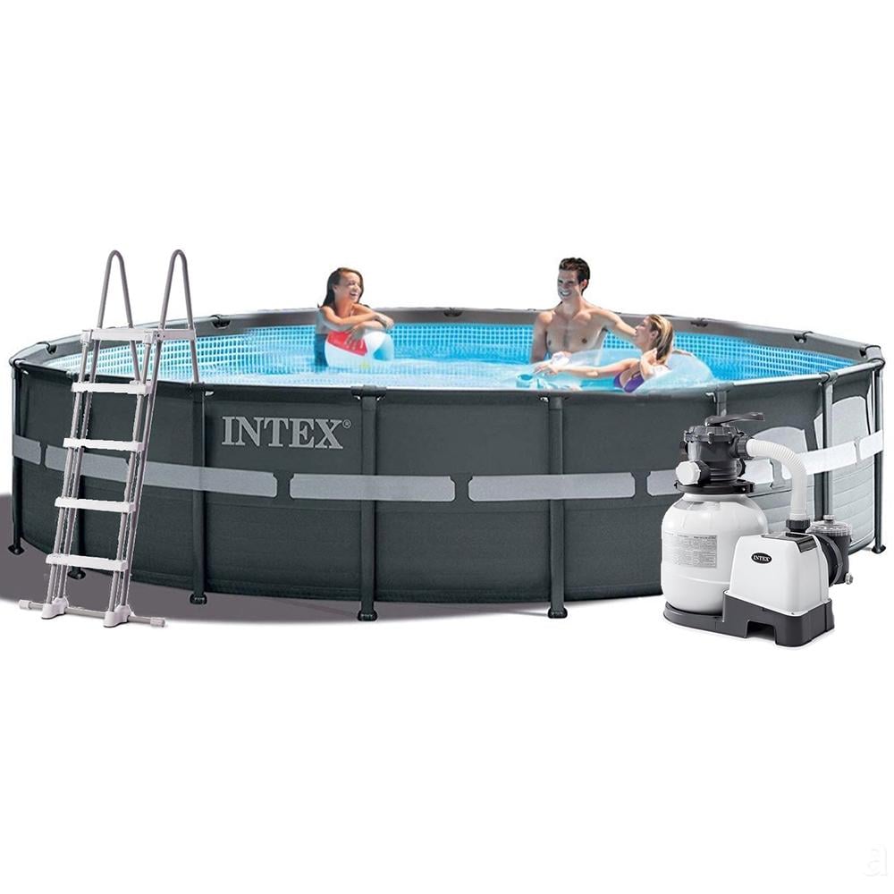 Каркасний басейн Intex 26334 610х122 см 7 900 л/год драбина/тент/підстилка (175200) Каркасний басейн Intex 26334 610х122 см 7 900 л/год драбина/тент/підстилка (175200)