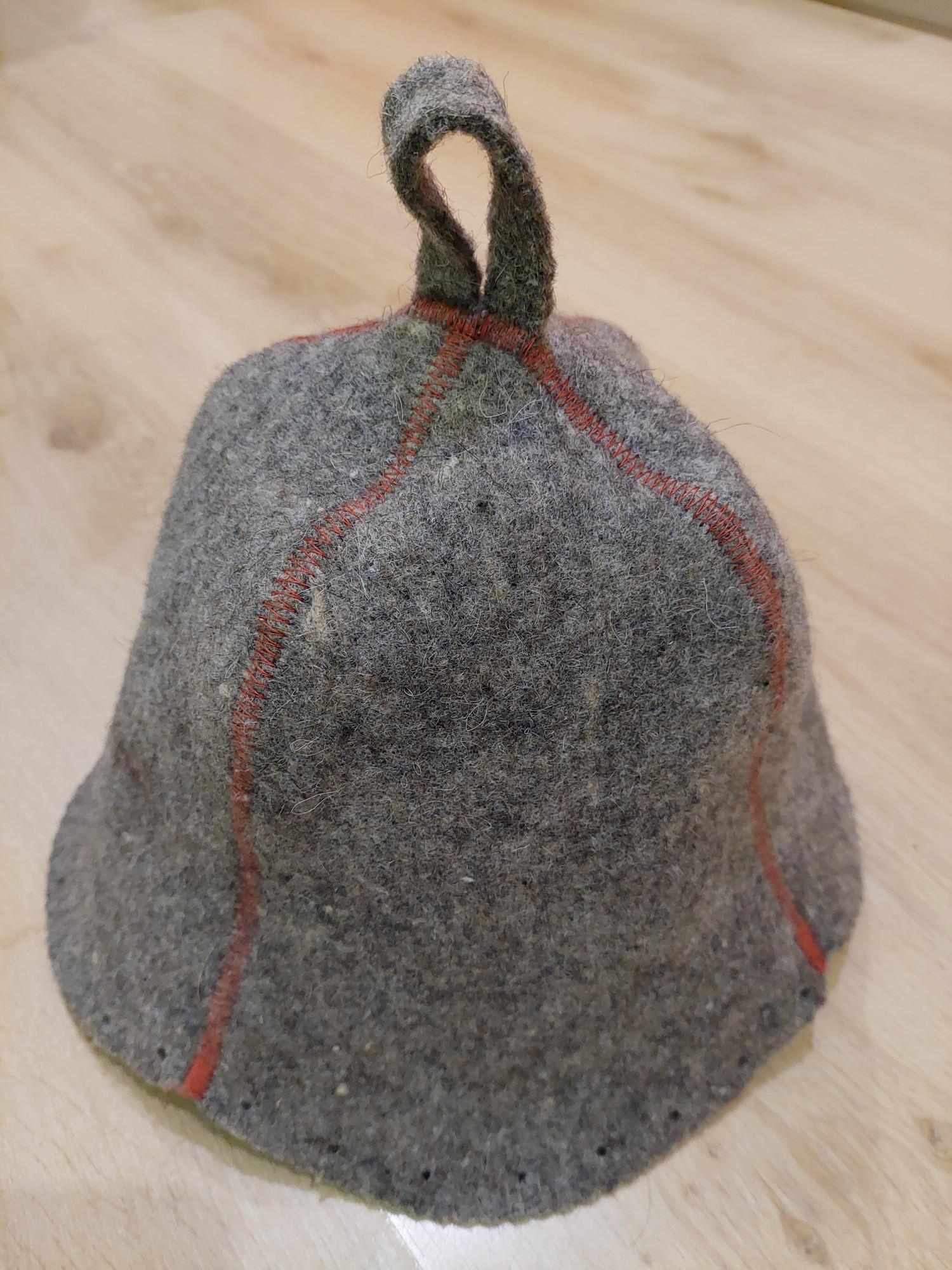 Шапка для бани и сауны Lider Вath hat войлок Серый (27077578) - фото 2 Шапка для бани и сауны Lider Вath hat войлок Серый (27077578) - фото 2