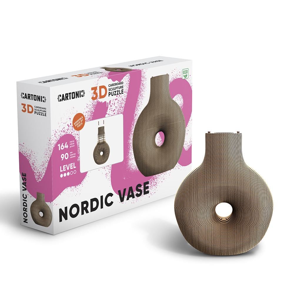 Пазл-конструктор 3D картонный Cartonic 3D Puzzle NORDIC VASE Северная ваза (33394490)