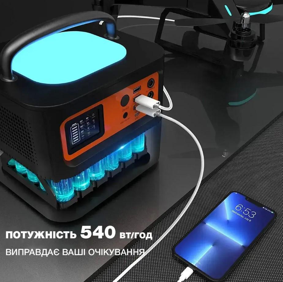 Портативная зарядная станция TIG FOX Portable 540 Wh питания до 8 часов (0015) - фото 6