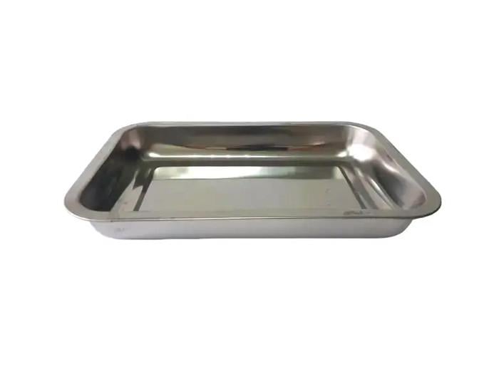 Противень прямоугольный из нержавеющей стали 35,5х26,5 см