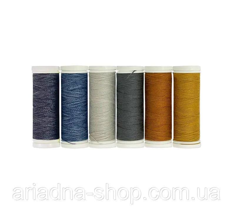 Набор нитей Ariadna для джинса Jeans Talia 3070 м и Nokton 80C 150 м 6 цветов (26286481) - фото 2 Набор нитей Ariadna для джинса Jeans Talia 3070 м и Nokton 80C 150 м 6 цветов (26286481) - фото 2