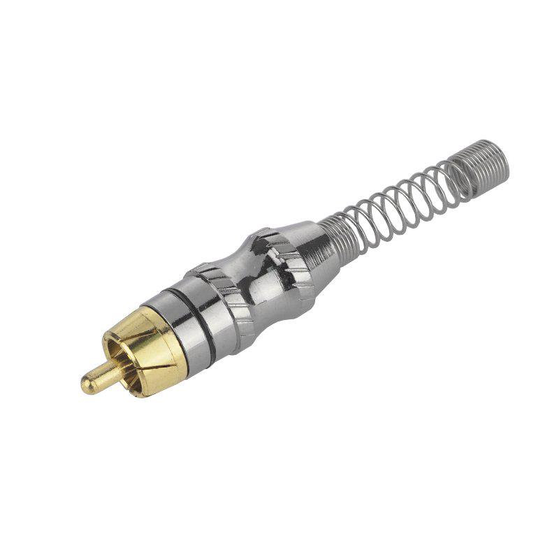 Штекер RCA 1 полоса Черный (A153048)