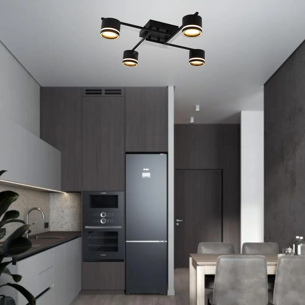 Люстра ESLLSE GELA 4R 600x600x120 мм на 4 лампы GX53 Черный (10517) - фото 5 Люстра ESLLSE GELA 4R 600x600x120 мм на 4 лампы GX53 Черный (10517) - фото 5