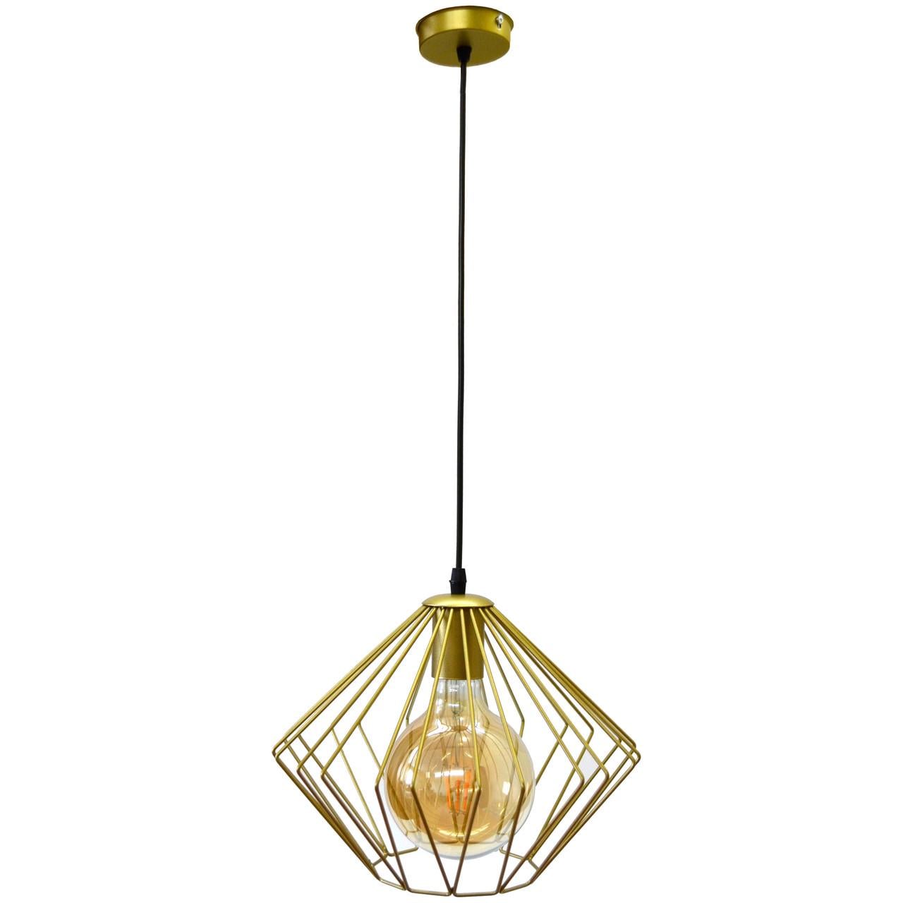 Светильник подвесной в стиле лофт MSK ELECTRIC Rhombus NL 3023 G (614754)