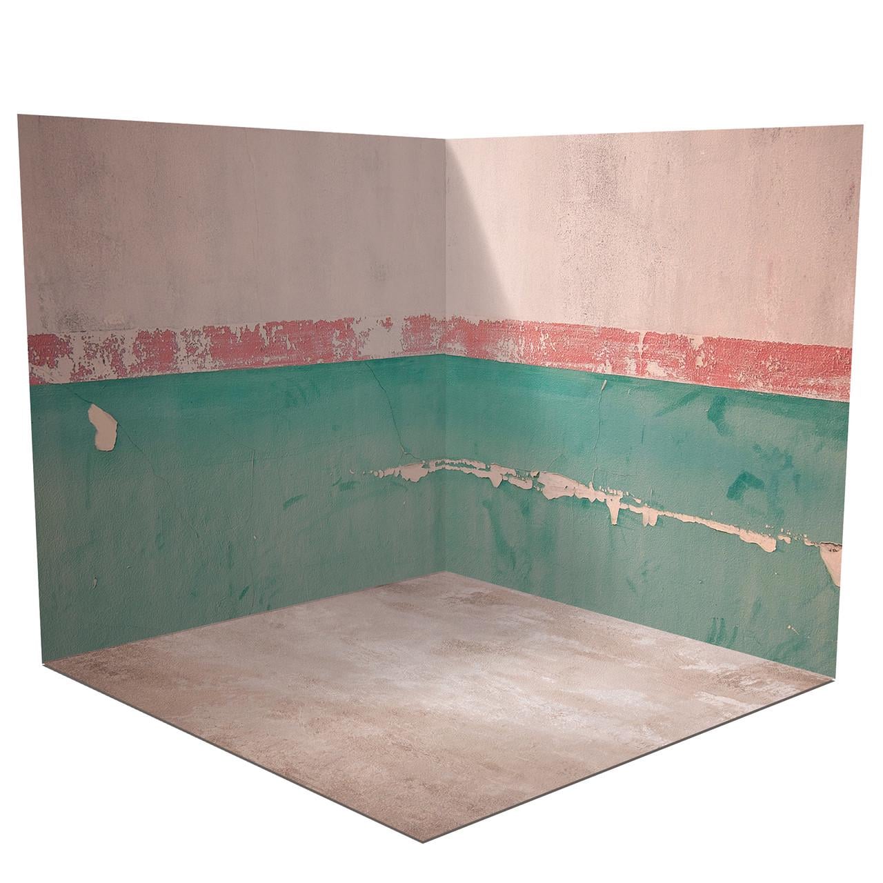 Фотофон виниловый угловой 100x100 см Frontlit 450 г/м2 №58059