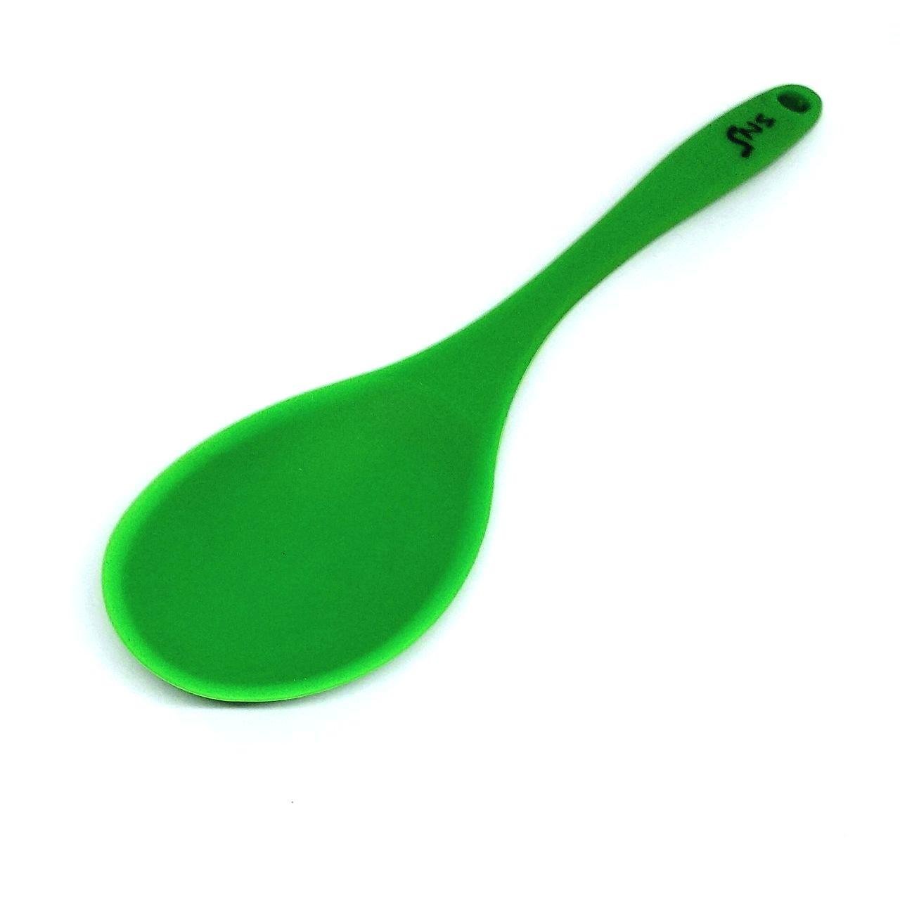 Ложка силиконовая на деревянной основе SNS №290 28 см (201753)