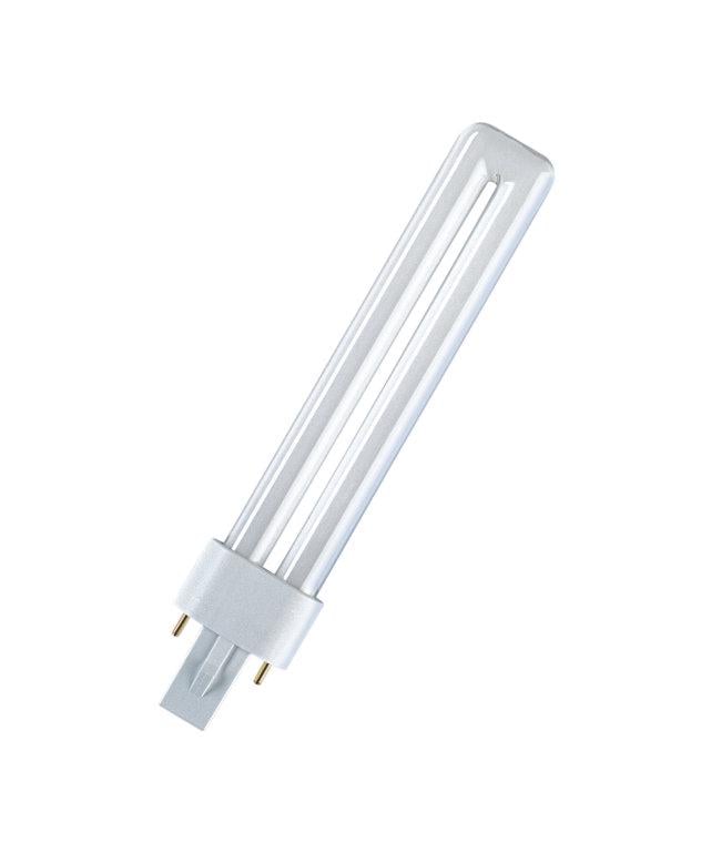 Лампа люмінесцентна OSRAM DULUX S компактна 9W 60V 600lm 4000K G23 166,5x12 мм U-подібна (4050300010588)