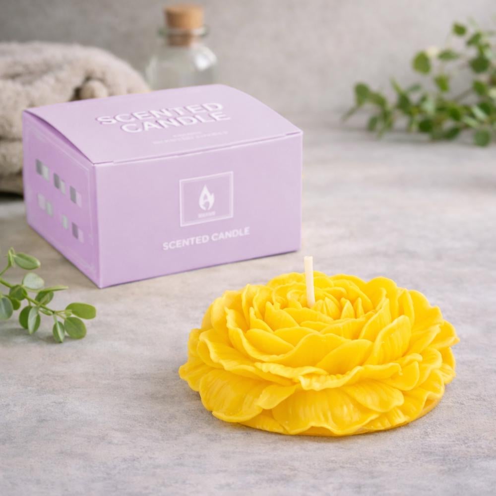 Аромасвеча декоративная Роза 55 г 7x3 см Желтый (37-жов-124527) Аромасвеча декоративная Роза 55 г 7x3 см Желтый (37-жов-124527)