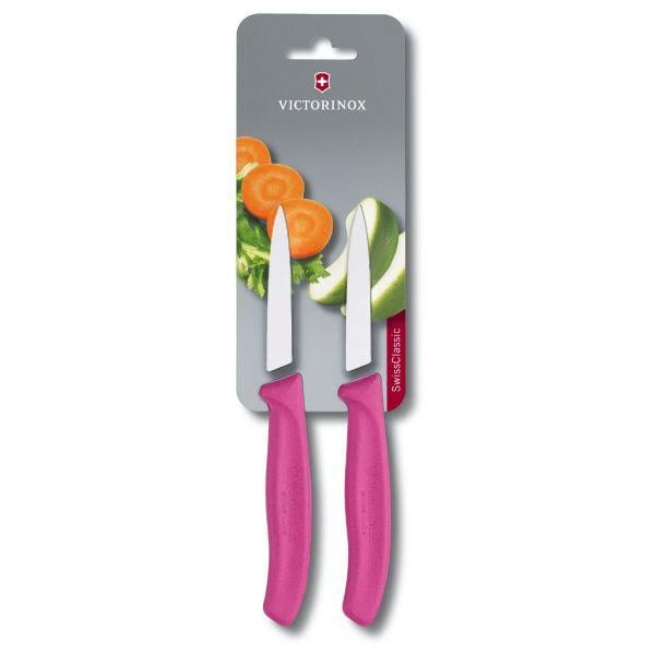 Набор кухонных ножей Victorinox Classic Paring Set 6.7606.L115B 2 шт. Pink (Vx67606.L115B) Набор кухонных ножей Victorinox Classic Paring Set 6.7606.L115B 2 шт. Pink (Vx67606.L115B)