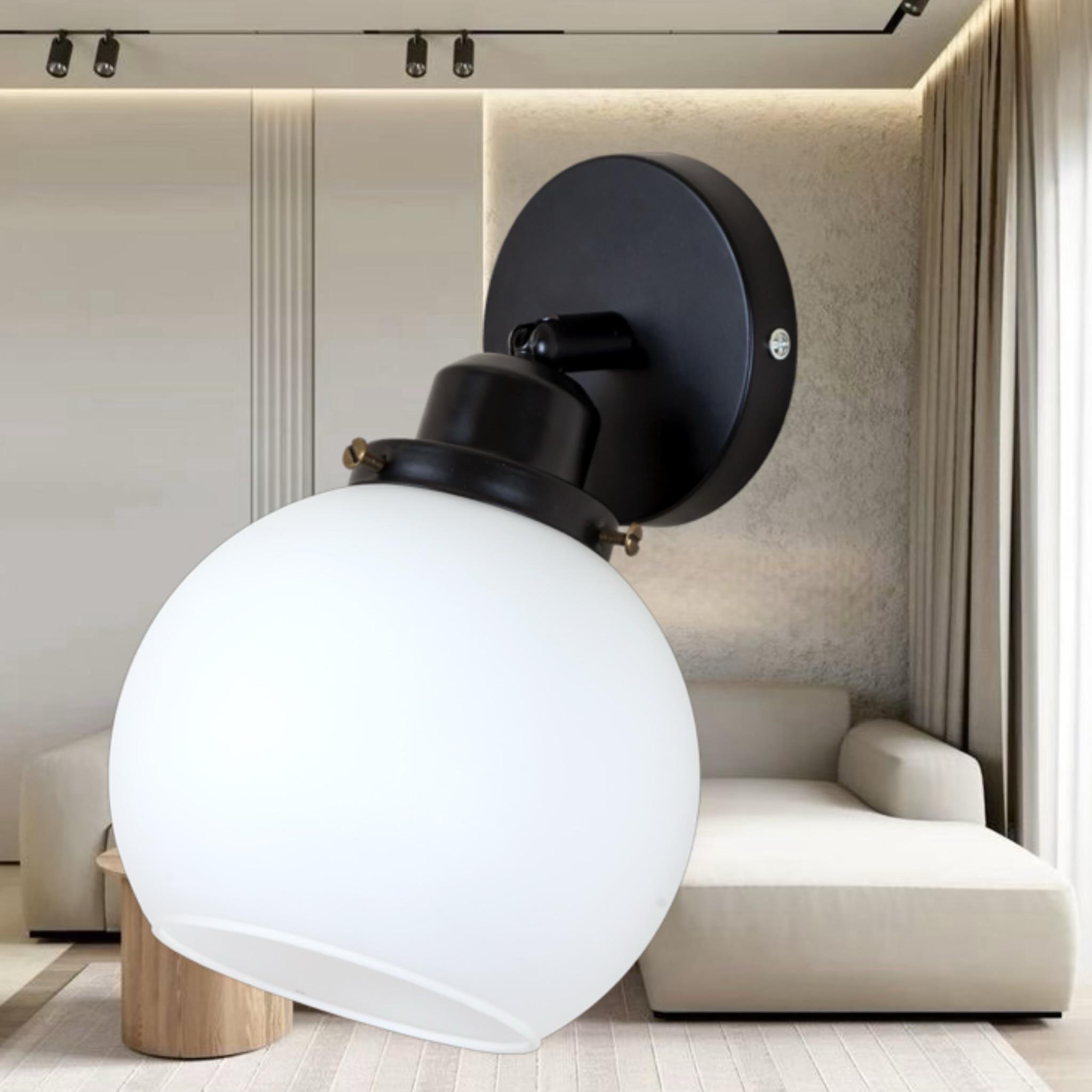 Бра лофт Black/White (916-W09F-1 BK+WH) - фото 2 Бра лофт Black/White (916-W09F-1 BK+WH) - фото 2