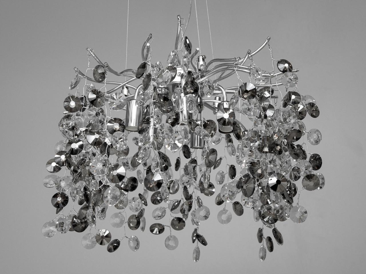 Люстра хрустальная EcoLed 601-450CH Серебрянный