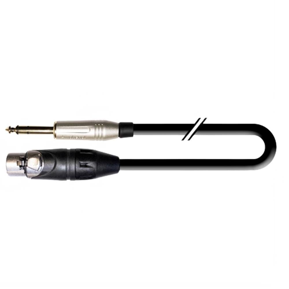 Аудиокабель балансный переходный Basic XLR3 Jack 6,3 stereo 1 м (1K-AIC5-01) Аудиокабель балансный переходный Basic XLR3 Jack 6,3 stereo 1 м (1K-AIC5-01)