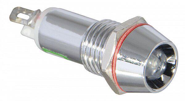 Лампа сигнальная АСКО-Укрем AD22C-8 8 мм LED 24 V AC/DC металл Белый (A0140030101)