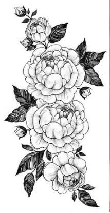 Тату тимчасове водостійке 3D велике Квіти BK-053 18х9 см (4419458) Тату тимчасове водостійке 3D велике Квіти BK-053 18х9 см (4419458)