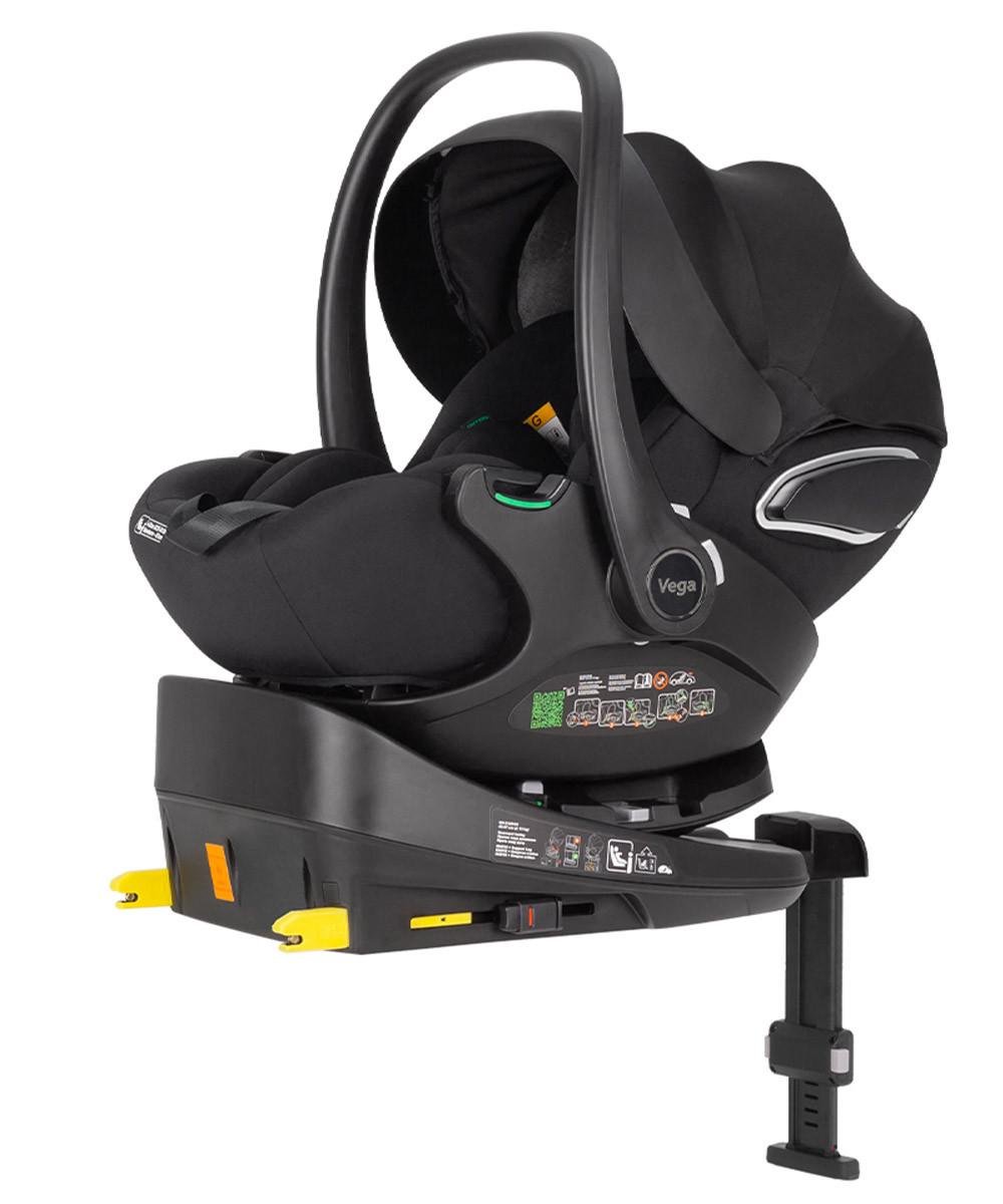Автокресло и база с вращением Carrello Vega chillax CRL-18001 i-Size 40-87 см Isofix Absolute Black (2794024072)