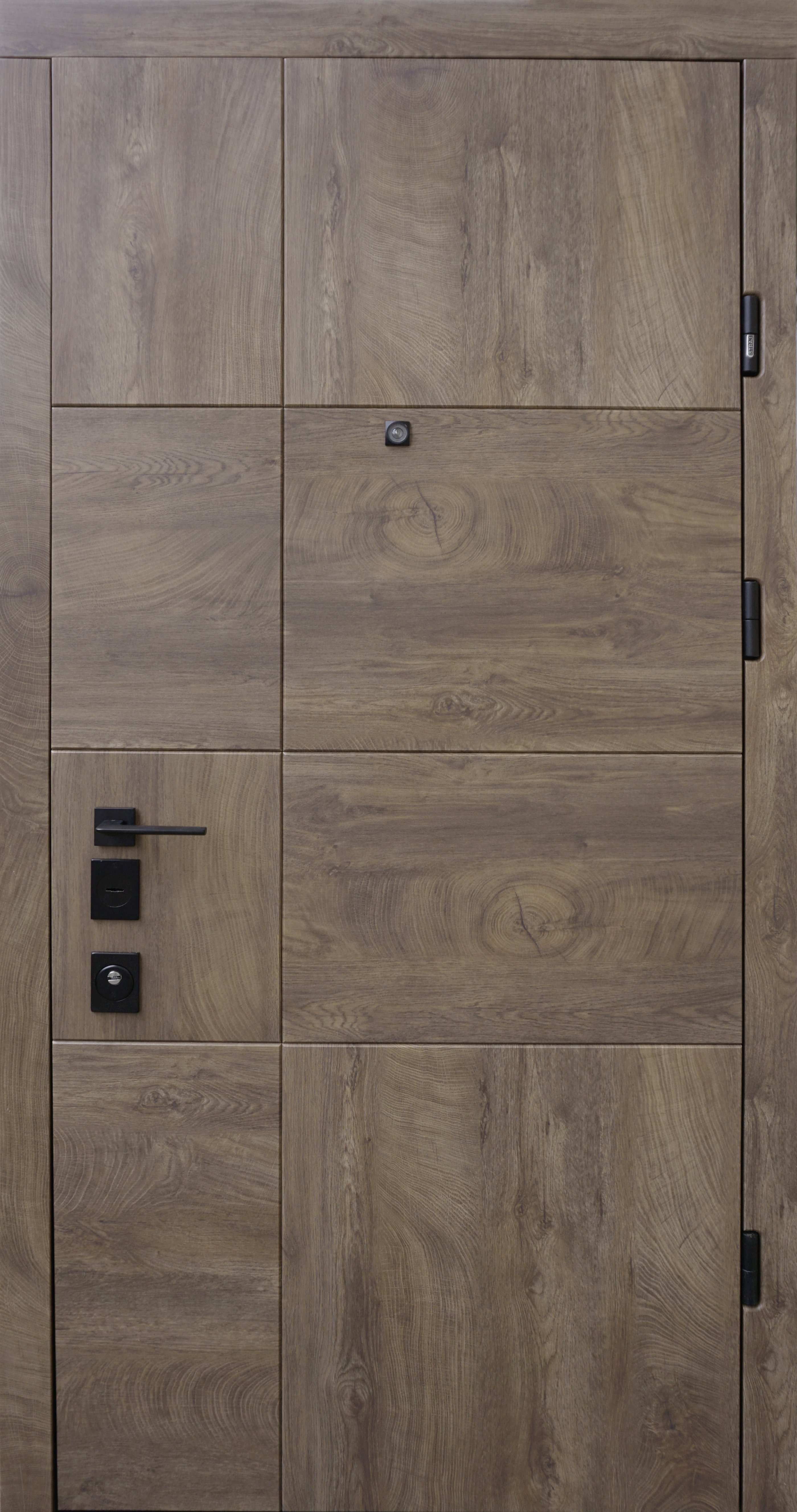 Двери входные STRAJ Terra Z New 850/950х2040х95 мм Спил дерева коньячный (65be041792669a2c9a184f88)
