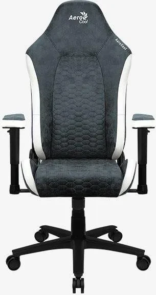 Компьютерное кресло геймерское AeroCool Crown Aerosuede Стальной (152307283)