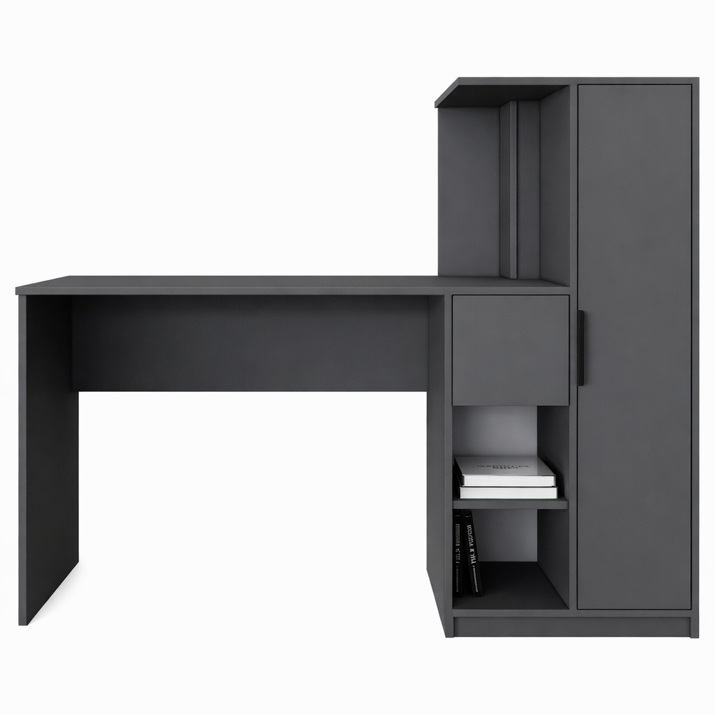 Письмовий стіл з шафою та прихованим зберіганням (RT1460DGDG)