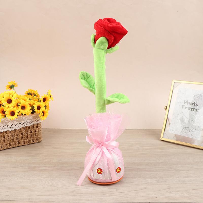 Игрушка повторюшка Танцующая Роза на аккумуляторе 35 см (24984743) - фото 6 Игрушка повторюшка Танцующая Роза на аккумуляторе 35 см (24984743) - фото 6