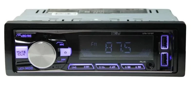 Магнитола Neo USB для зарядки SD AUX MP3 WMA Bluetooth Черный (UTN-101BT) Магнитола Neo USB для зарядки SD AUX MP3 WMA Bluetooth Черный (UTN-101BT)