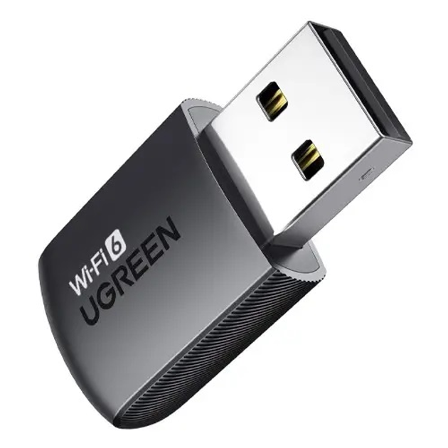 Адаптер сетевой Wi-Fi 6 UGREEN CM762 Black (AX900)