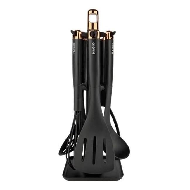 Набор кухонных принадлежностей Magio MG-1127 5 предметов Black (iz15006)