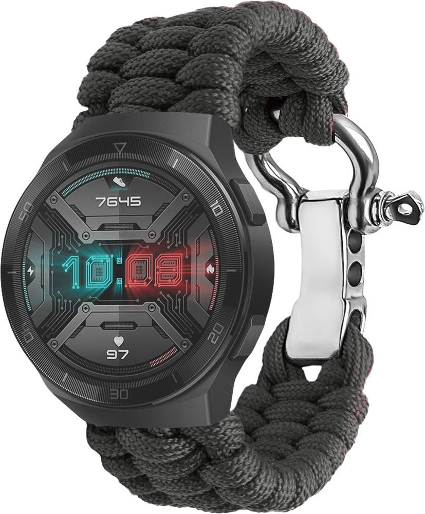 Ремешок из Паракорда Ruper для Huawei Watch GT2e 46 мм (22mm) Grey (30805-33)
