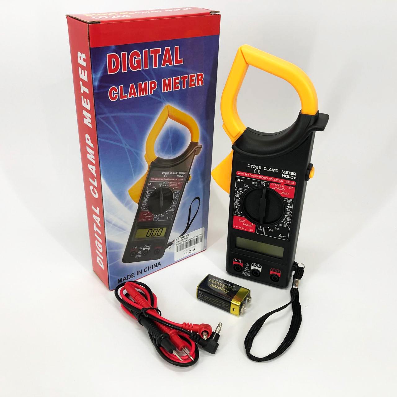 Мультиметр токовые клещи Digital DT-266