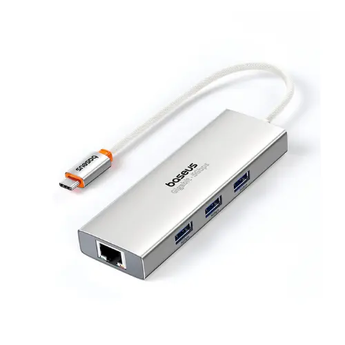 USB-концентратор BASEUS із Ethernet-портом baseus RJ45 1000 Mbps (1947074395)