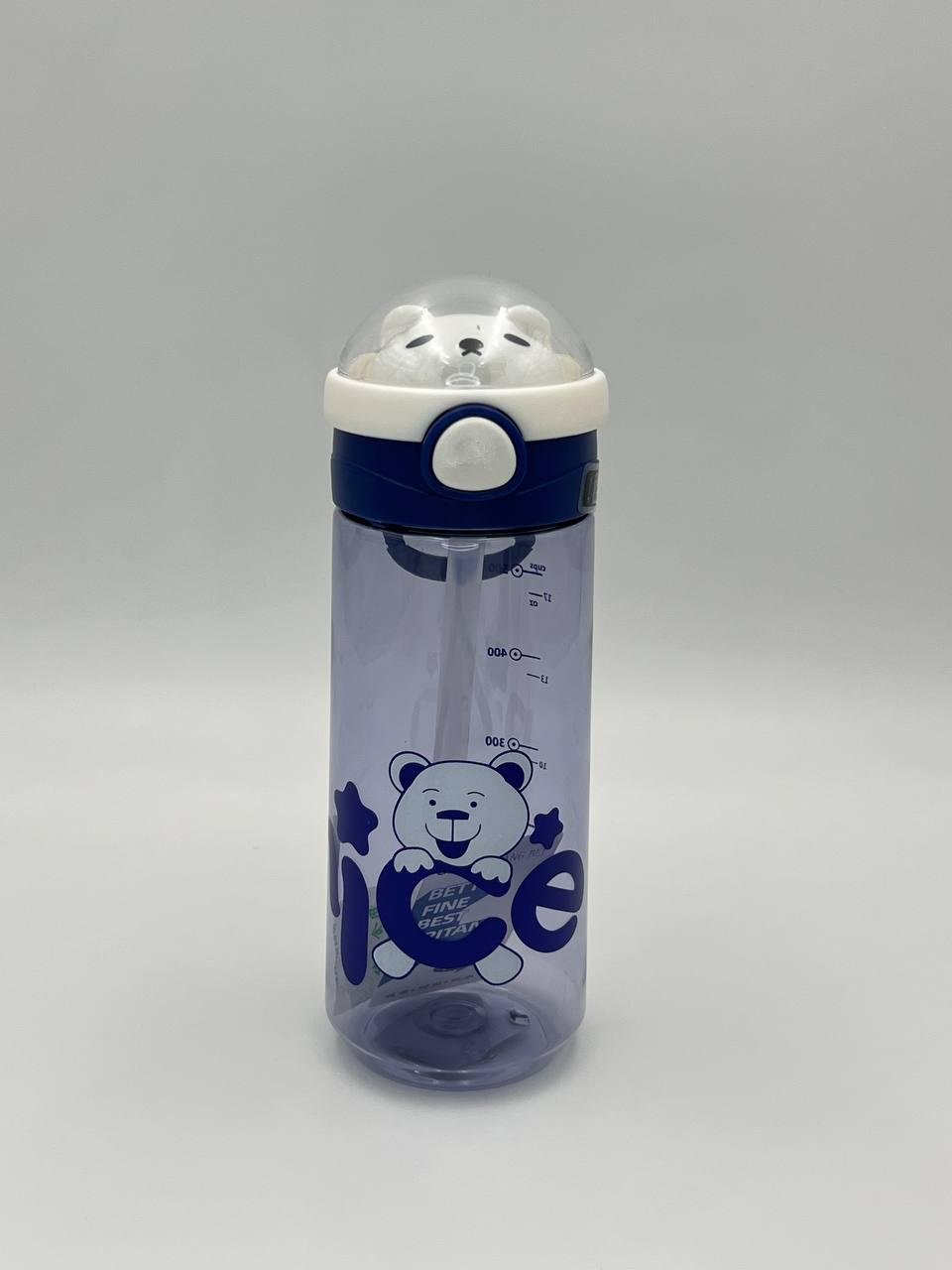 Пляшка для води пандочка 550 мл Прозорий (tun25) - фото 1 Пляшка для води пандочка 550 мл Прозорий (tun25) - фото 1