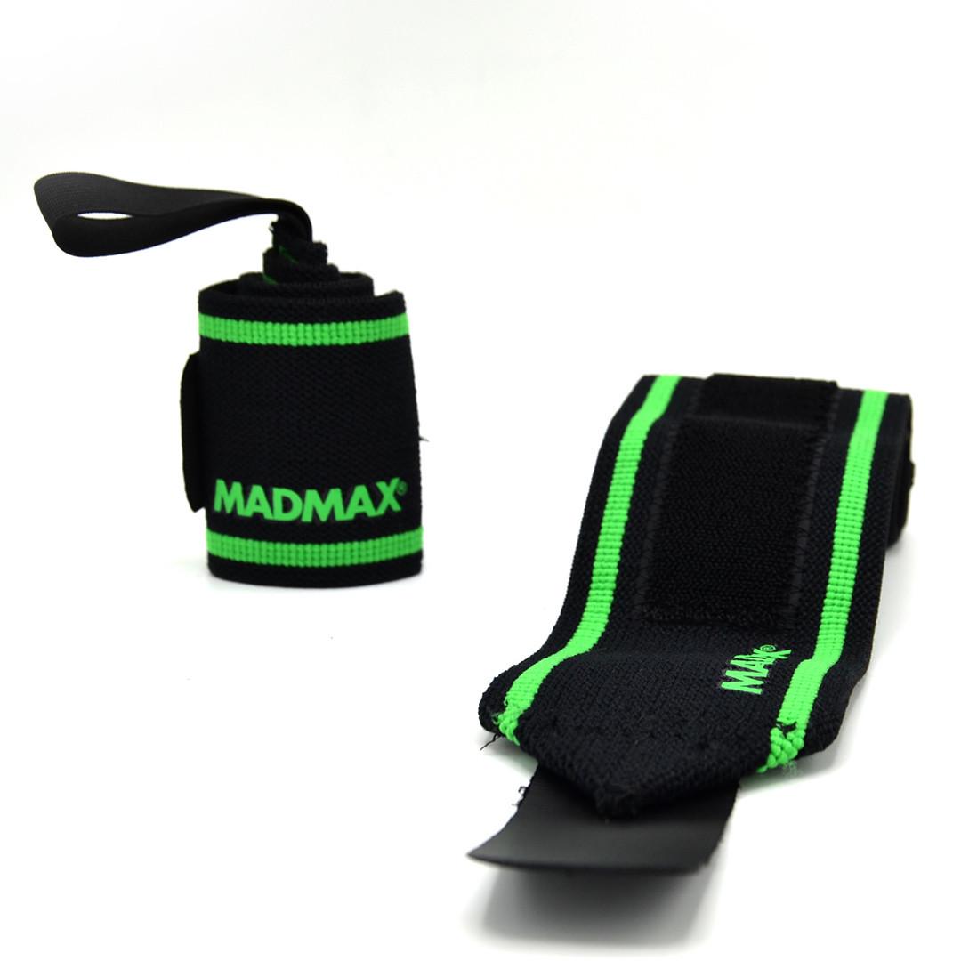 Бинты кистевые MadMax MFA-298 Wrist Wraps 2 шт. 18" Black/Green (A-012673) - фото 5