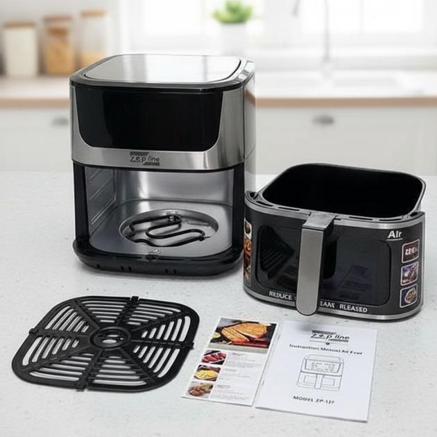 Аэрогриль Zepline с решеткой для гриля 12 л 4200 W - фото 3