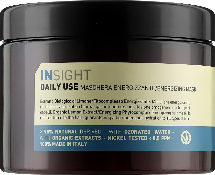 Маска енергетична Insight Daily Use Energizing Mask для щоденного догляду за волоссям всіх типів 500 мл