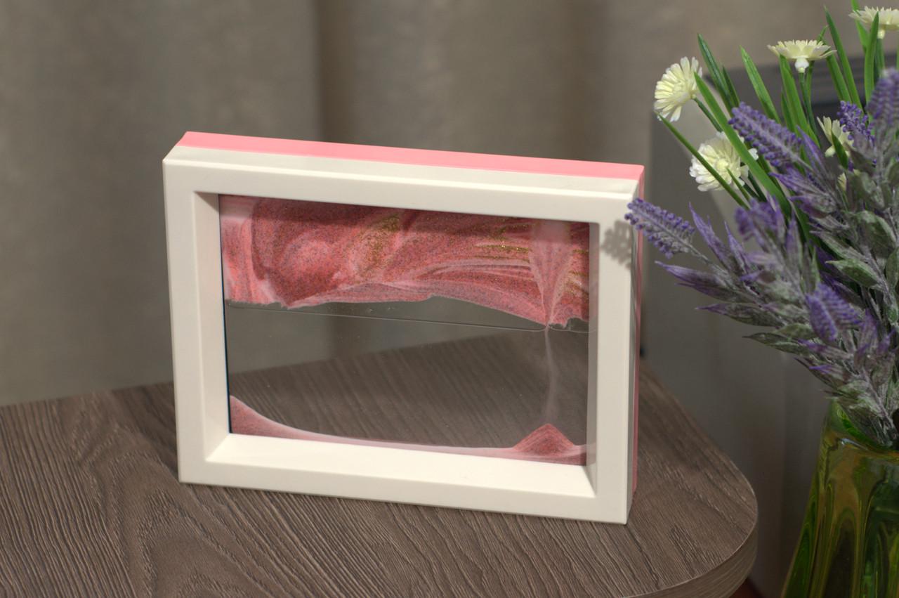 3D-картина антистресс Moving Sandscapes Песчаный пейзаж 18,5х14,3 см Розовый