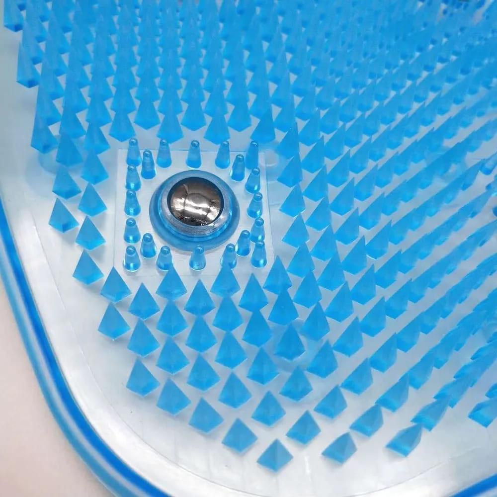 Коврик-скраббер для массажа ног противоскользящий OSPORT силиконовый Голубой (MS 4203) - фото 2 Коврик-скраббер для массажа ног противоскользящий OSPORT силиконовый Голубой (MS 4203) - фото 2