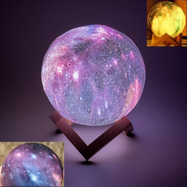 Сенсорный ночник 3D космос Moon-light (94aa346f)