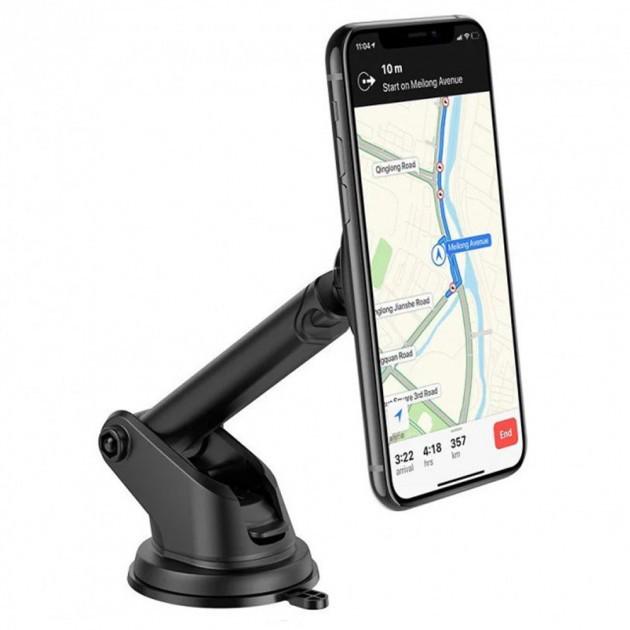 Автодержатель Hoco CA67 Car Mount Holder Black (53490) - фото 2