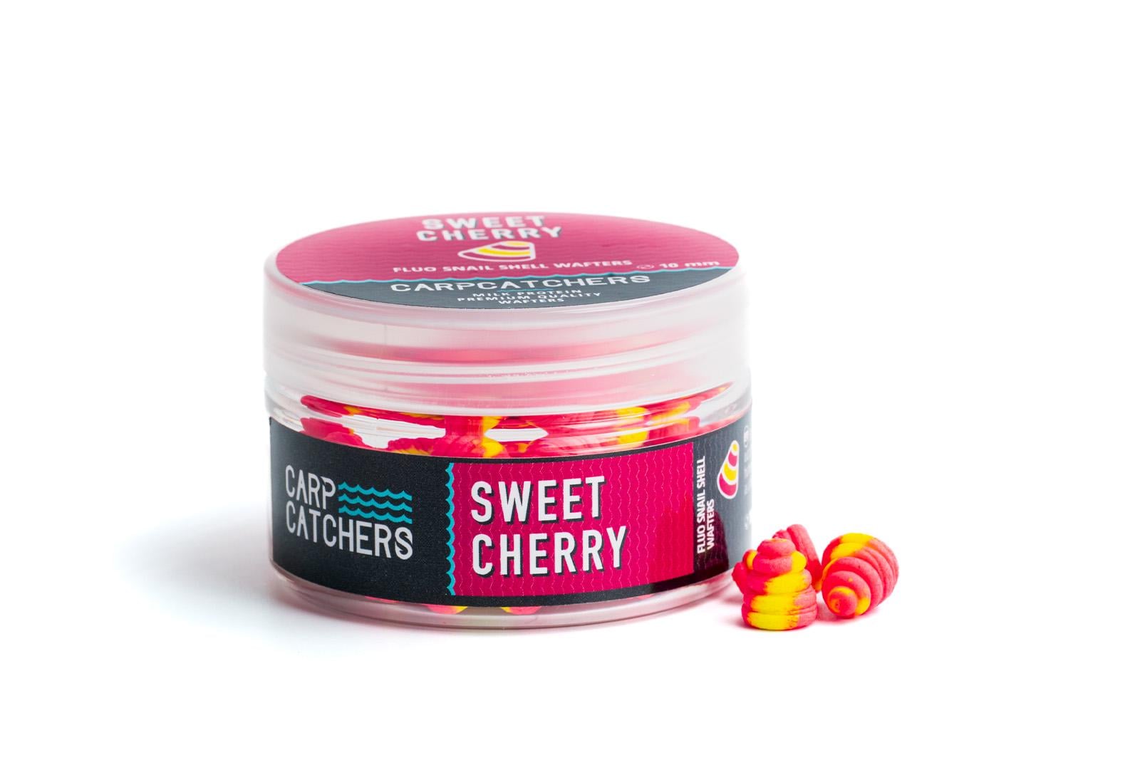 Вафтерc Carp Catchers Fluo Snail Shell Wafters Sweet Cherry 10 мм