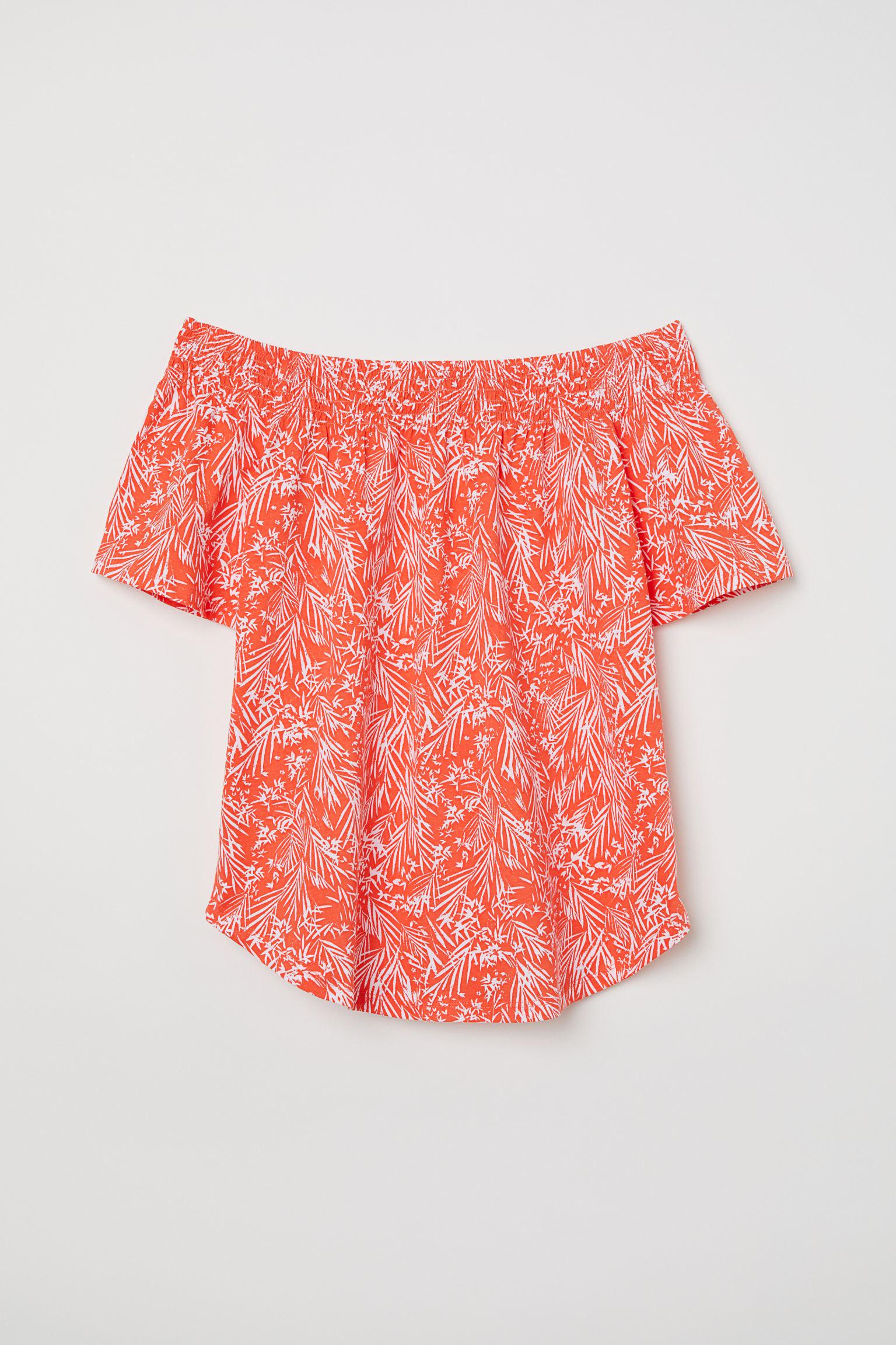 Блуза H&M XS Коралловый (30106446867)