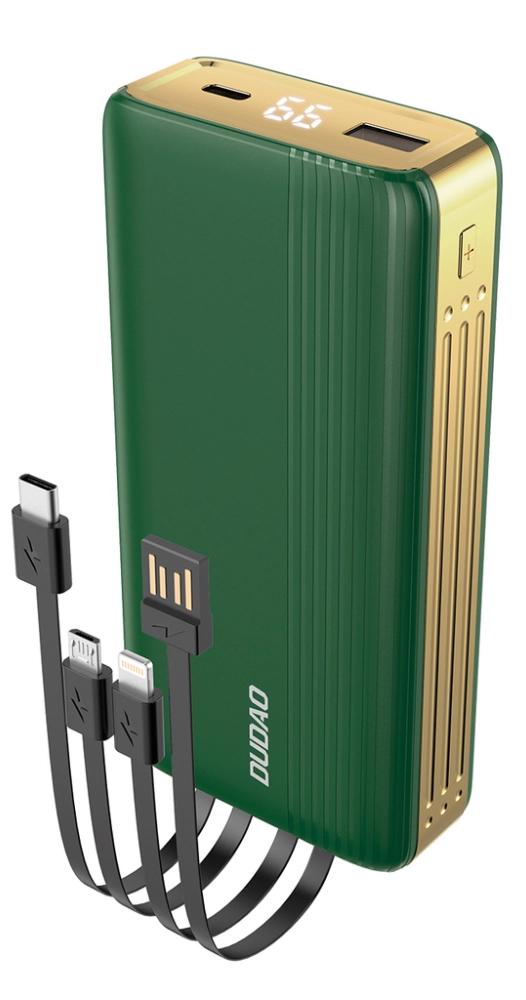 Портативное зарядное устройство Dudao K4Pro 20000 mAh Green (6973687242145)