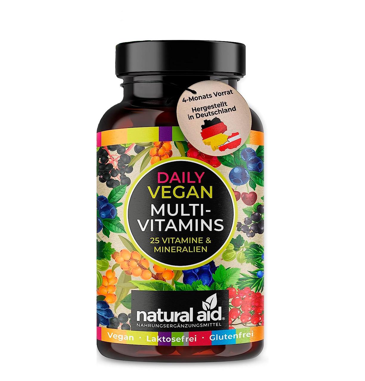 Витаминный комплекс Natural Aid 25 витаминов 120 капсул (50096418)