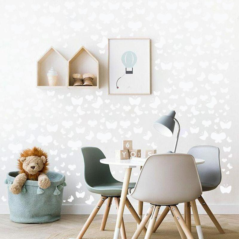 Трафарет многоразовый для стен Бабочки 1 мм пластик 500х500 мм - фото 4