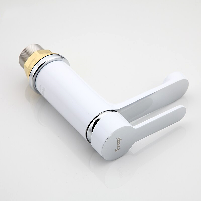 Смеситель для умывальника Frap F1041 Белый/Хром (1033657) - фото 6