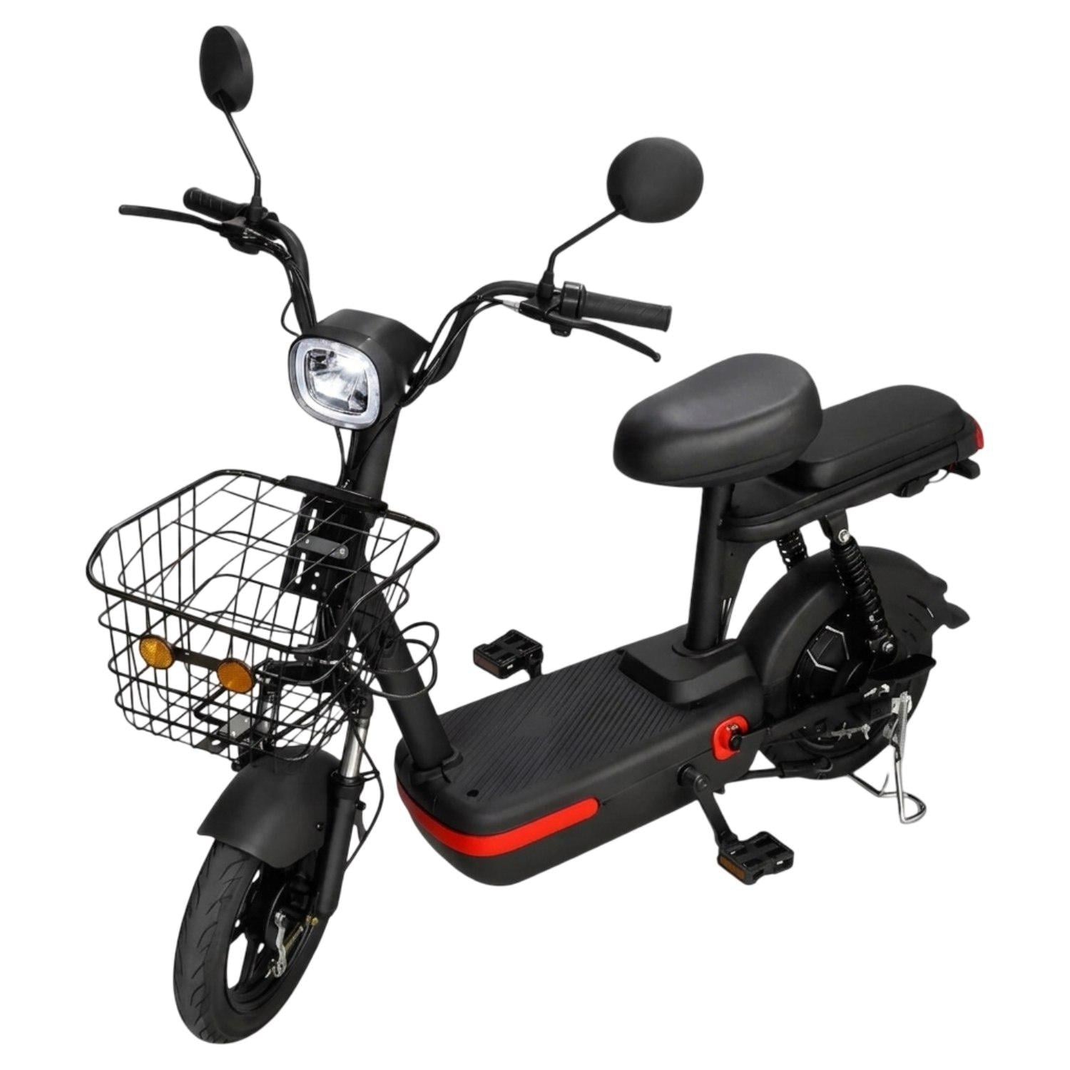 Электровелосипед 0270/МК VELOVA MINI 450W с амортизацией и скоростью до 30 км/ч Черный (35221537)