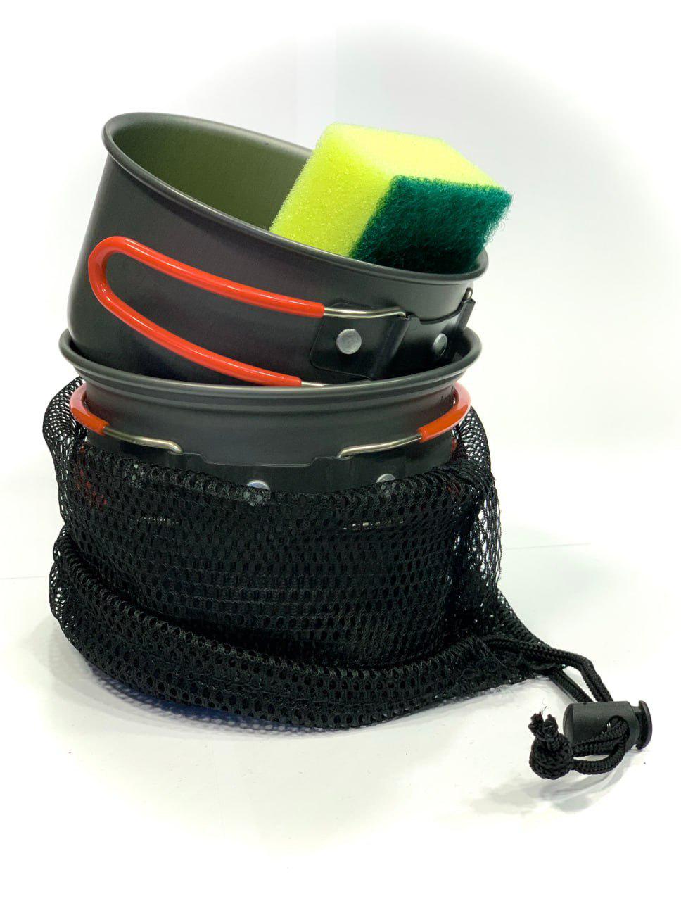 Набір туристичного посуду WIDESEA WSC-101 з антипригарним покриттям - фото 3