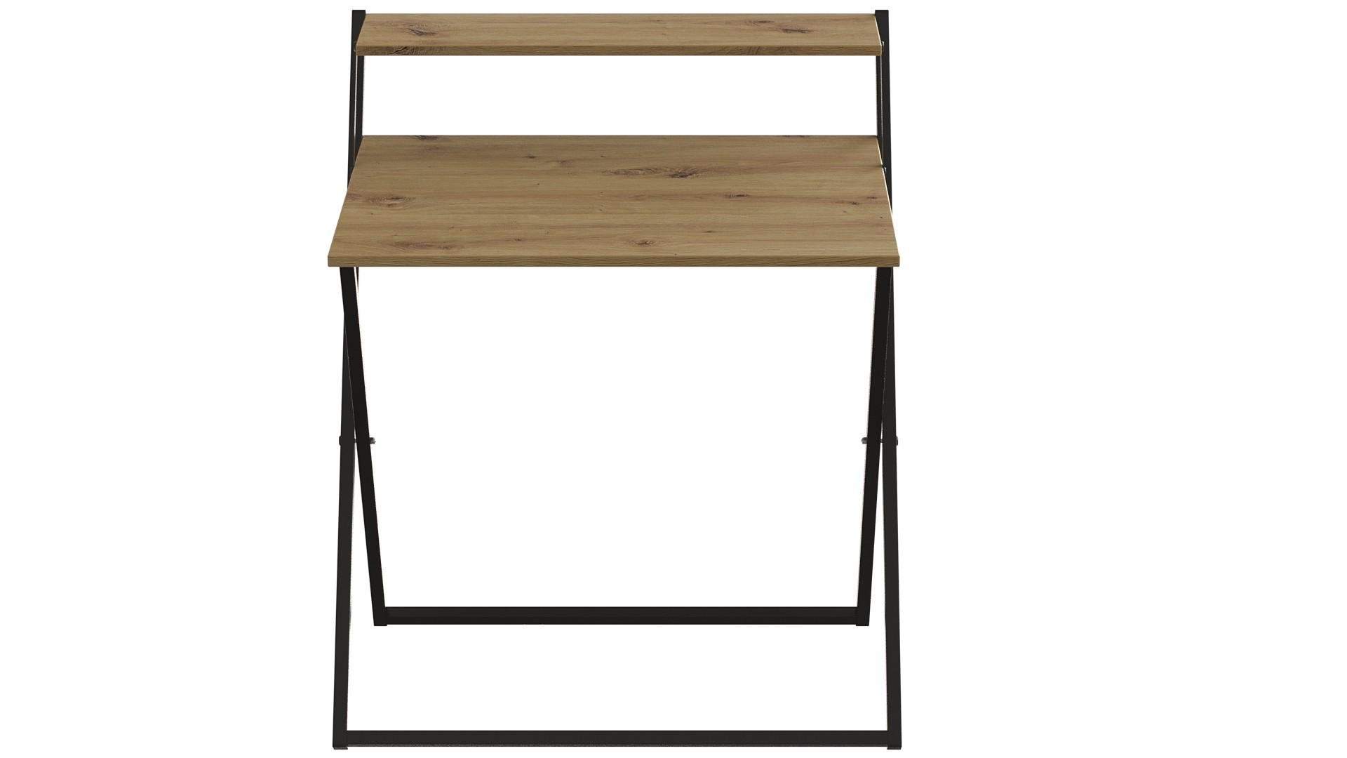 Стіл-трансформер Ferrum-decor Компакт 4 метал/ДСП 16 мм 750x790x720 мм Чорний/Дуб Артізан (FRD-104695) - фото 2 Стіл-трансформер Ferrum-decor Компакт 4 метал/ДСП 16 мм 750x790x720 мм Чорний/Дуб Артізан (FRD-104695) - фото 2
