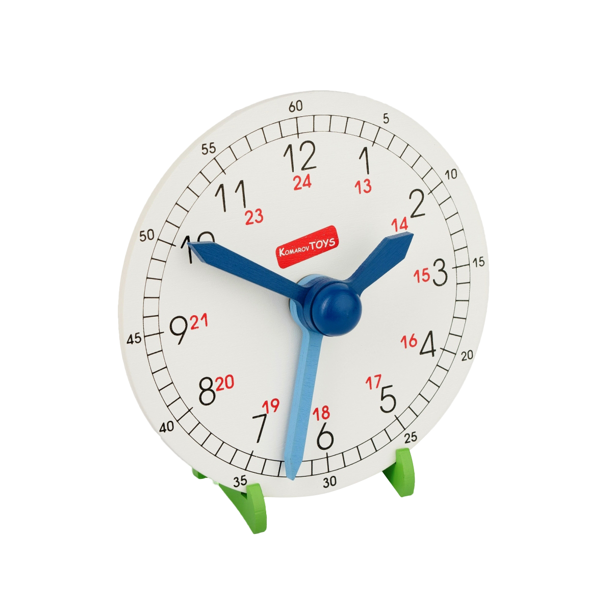 Часы учебные деревянные (584)