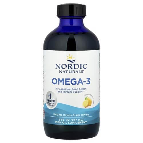 Омега-3 Nordic Naturals Omega-3 1,560 мг 237 мл Лимон (NOR-02763)