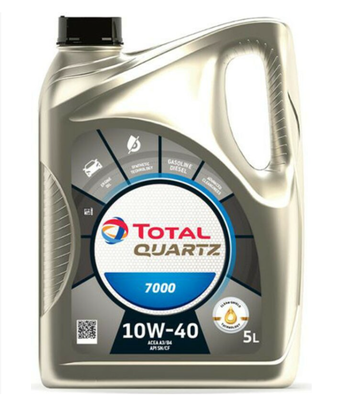 Моторное масло Total Quartz 7000 10W-40 5 л (203703)